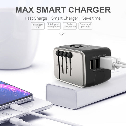 💥50% OFF💥Universal Travel Plug Adapter With 4 USB Ports