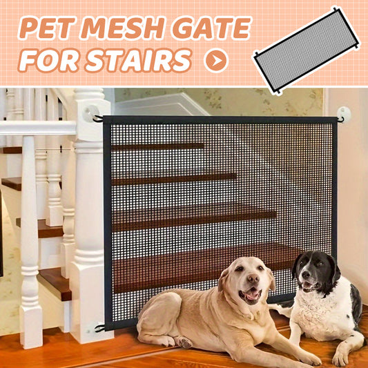 🔥Hot Sale🔥Pet Mesh Gate for Stairs（50% OFF）