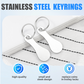 🔥Hot Sale 50% OFF🔥2 Pieces Stainless Steel Shopping Trolley Token Keyrings