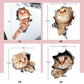 🔥Hot Sale 50% OFF🔥3D D tachable Wall Stickers of Cats