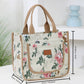 🔥HOT SALE  50%OFF🔥🍃Floral Print Lunch Bag for Women