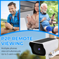 🌞Solar Wireless Security Cameras🛠️Large Panoramic Coverage · Farm/Courtyard Solar Power Supply · No Wiring Required