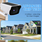 🌞Solar Wireless Security Cameras🛠️Large Panoramic Coverage · Farm/Courtyard Solar Power Supply · No Wiring Required