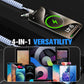🎉HOT SALE🎉240W 4-in-1 Retractable Coiled Charging Cable