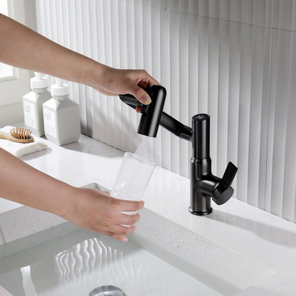 🎁Hot Sale 49% OFF⏳Single-Hole Rotatable Faucet with Temperature Display