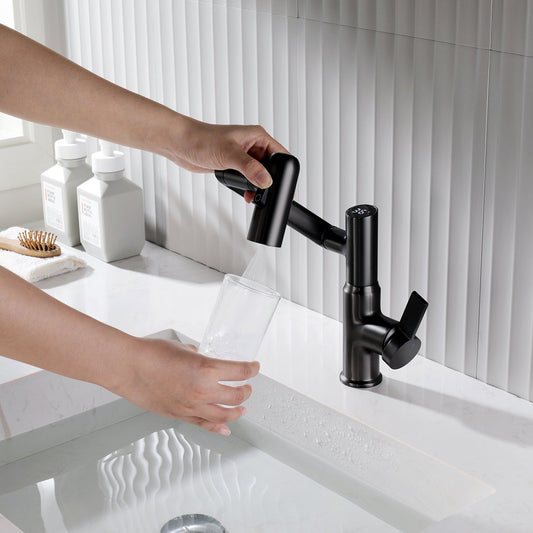 🎁Hot Sale 49% OFF⏳Single-Hole Rotatable Faucet with Temperature Display