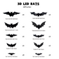 🎉HOT SALE🎉🦇Halloween 3D Bat LED Wall Light Decor
