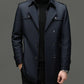 🔥Men's Medium-Length Trench Coat with Detachable Inner