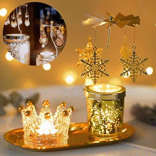 ⏰FLASH SALE 48% OFF🔥Rotating Scented Candle Holder