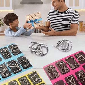 🔥Last Day Promotion 59% OFF🔥Educational intellectual Toys IQ Toys,Metal Brain teaser Puzzles