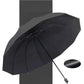☔12-Rib Large Foldable Windproof Umbrella