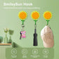 Creative Smiling Sunflower Wall Hook