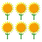 Creative Smiling Sunflower Wall Hook