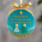 ⏳Friendship Sea Glass Christmas Ornament🌊✨Shaped by Nature & Crafted by Hand💝