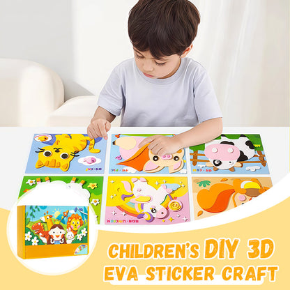 🧩🧩Children’s DIY 3D EVA Sticker Craft