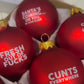 🎯 Creative Christmas baubles with text – beautiful and lasting Christmas cheer!