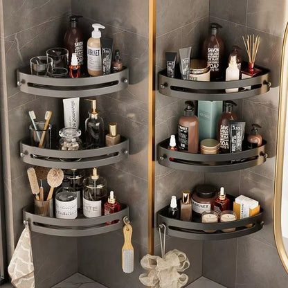 🛀Bathroom Triangle Shelf-a shower shelf that actually STAYS put and looks gorgeous!