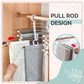 🎁Household Multifunctional Telescopic Folding Multi-layer Pants Storage Rack