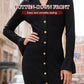 Women's V-Neck Button Down Long Sleeve Fall Dress