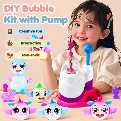 🎁Xmas Sale 50% OFF 🔥DIY Bubble Kit with Pump for Kids