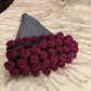 Crochet Rose Bouquet Knitted Blanket