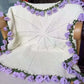 Crochet Rose Bouquet Knitted Blanket