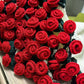 Crochet Rose Bouquet Knitted Blanket