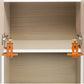 Adjustable Aluminum Alloy Cabinet Door Installation Positioner for 7-40mm