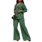 Women's Casual Top & Pants 2-Piece Set