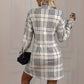 💫 French-Inspired Plaid A-Line Dress – Women’s Graceful Silhouette, Effortless Charm for Any Occasion!