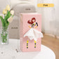 Creative Girl's Long Skirt Tissue Box