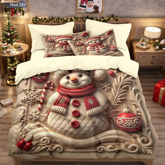 🎊Christmas sale - 50% Off🎊Festive Christmas 3-Piece Duvet Cover Set