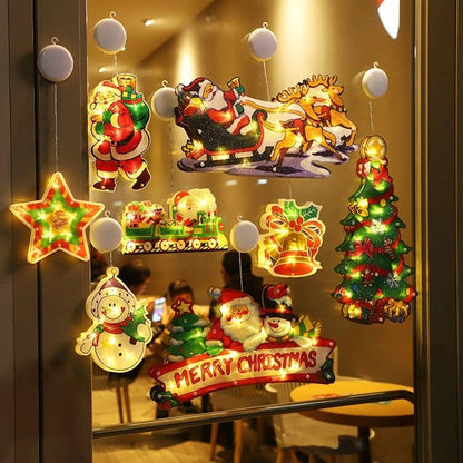 🎅50K+ SOLD!🔥Christmas Window Hanging Lights