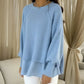 Women's Fake 2-Piece Knit Pullover Sweater