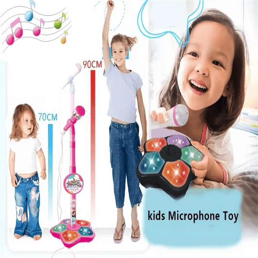 🎁🎄Christmas Sale 50% OFF! 🎤✨Microphone Toy, Karaoke Machine Toy with Light