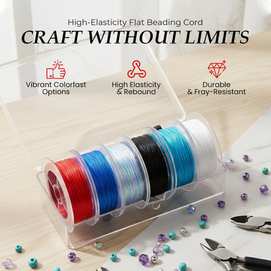 High-Elasticity Flat Beading Cord