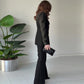 Women's Elegant Split Sleeve Blazer & Pants 2-Piece Set
