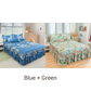 🛏️ 49% OFF NOW! 🎀 3-Piece Ruffled Bed Skirt Set – Elegant Design, Easy Fit & Complete Coverage 🛌