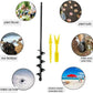 Easy Gardening Auger Spiral Drill Bit